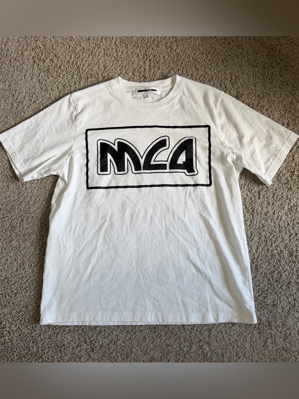 McQ by Alexander McQueen Box Logo Short Sleeve Tee T Shirt